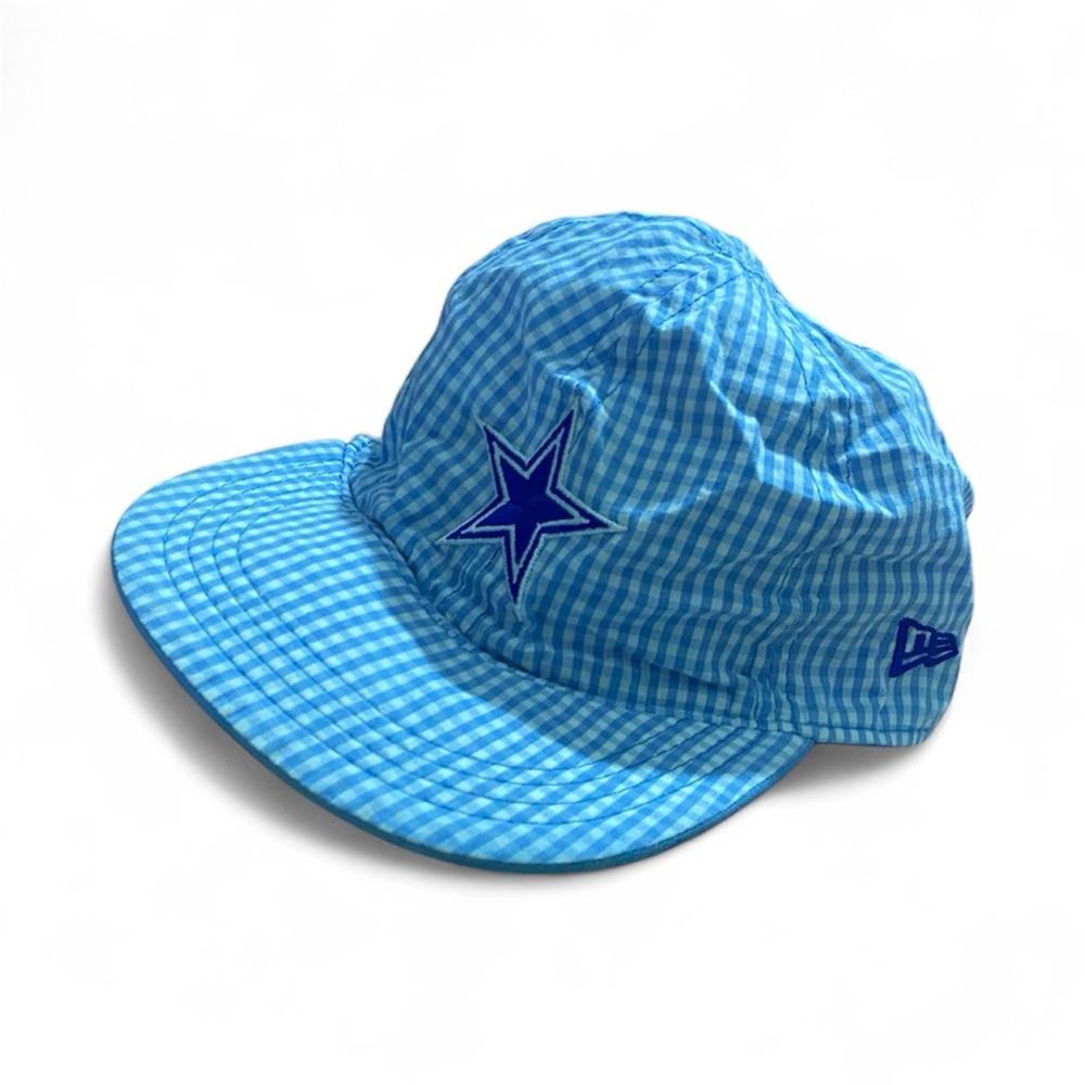 Kids New Era Reversible Dallas Cowboys cap hat gingham pattern star logo toddler
